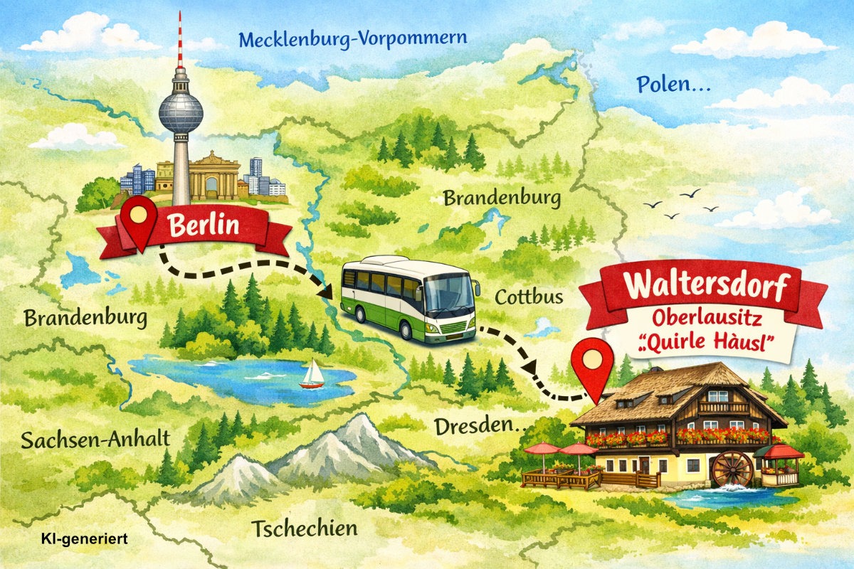 Tagesfahrt zum Quirle-Häusl (Oberlausitz)